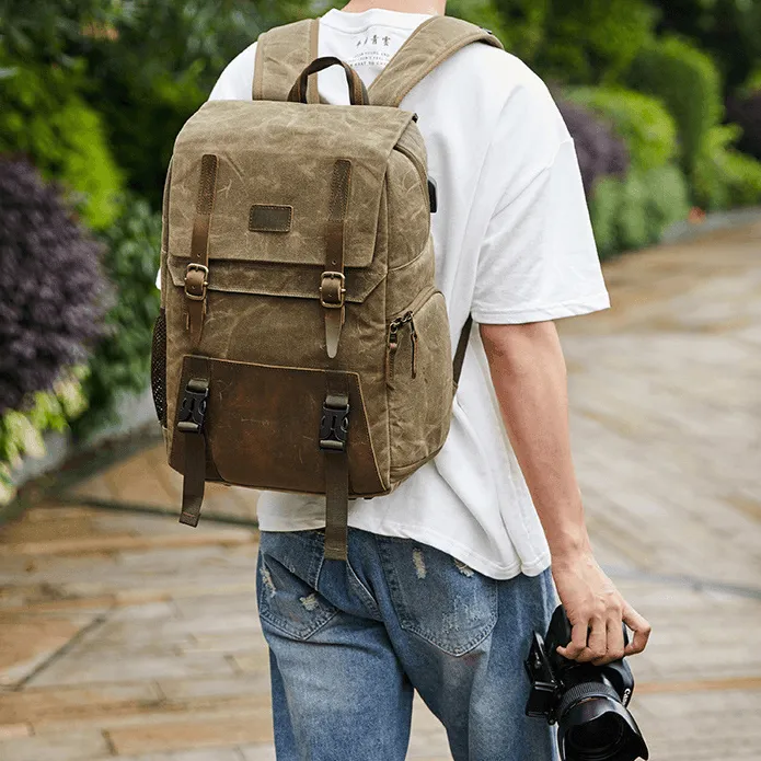 Woosir Waterproof Camera Backpack with Laptop Compartment