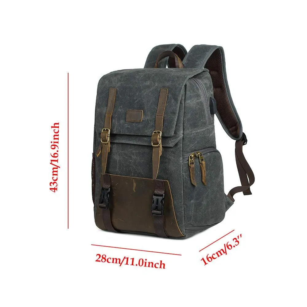 Woosir Waterproof Camera Backpack with Laptop Compartment