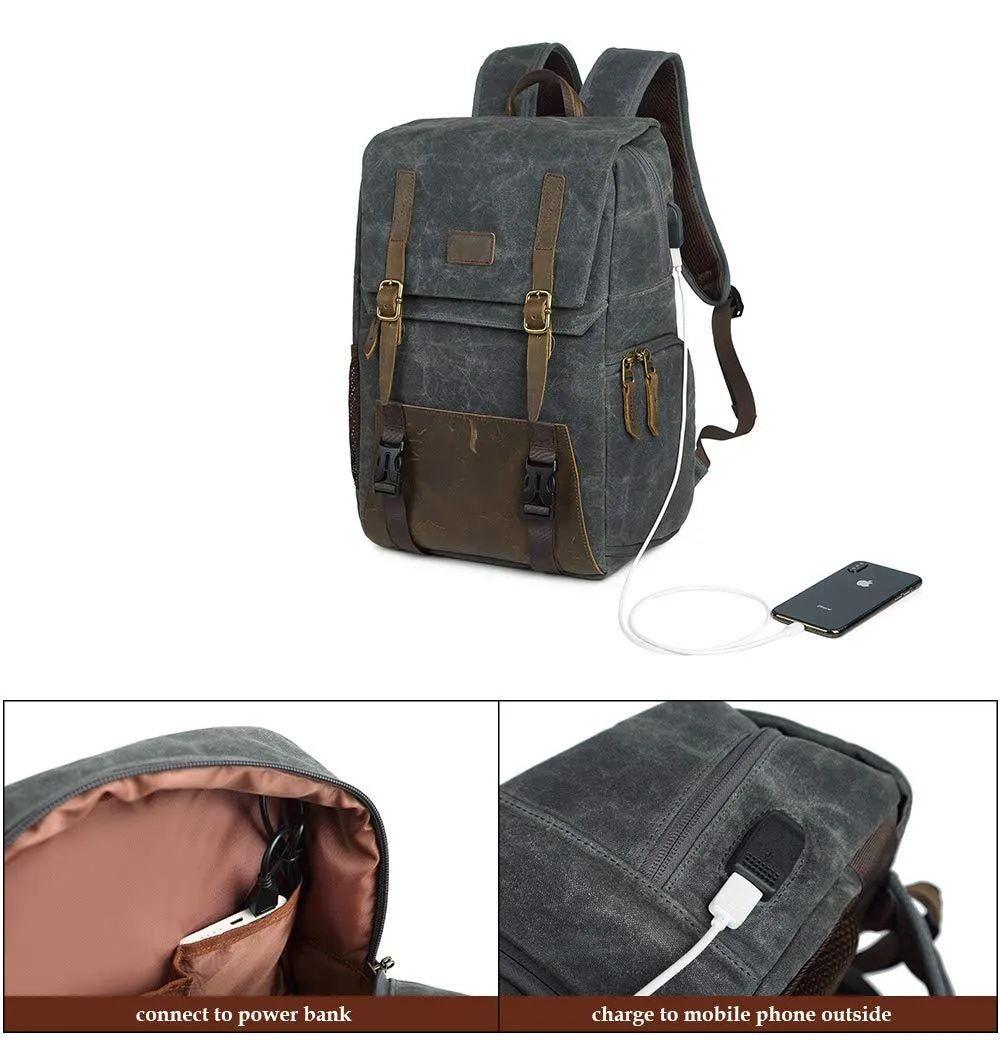 Woosir Waterproof Camera Backpack with Laptop Compartment